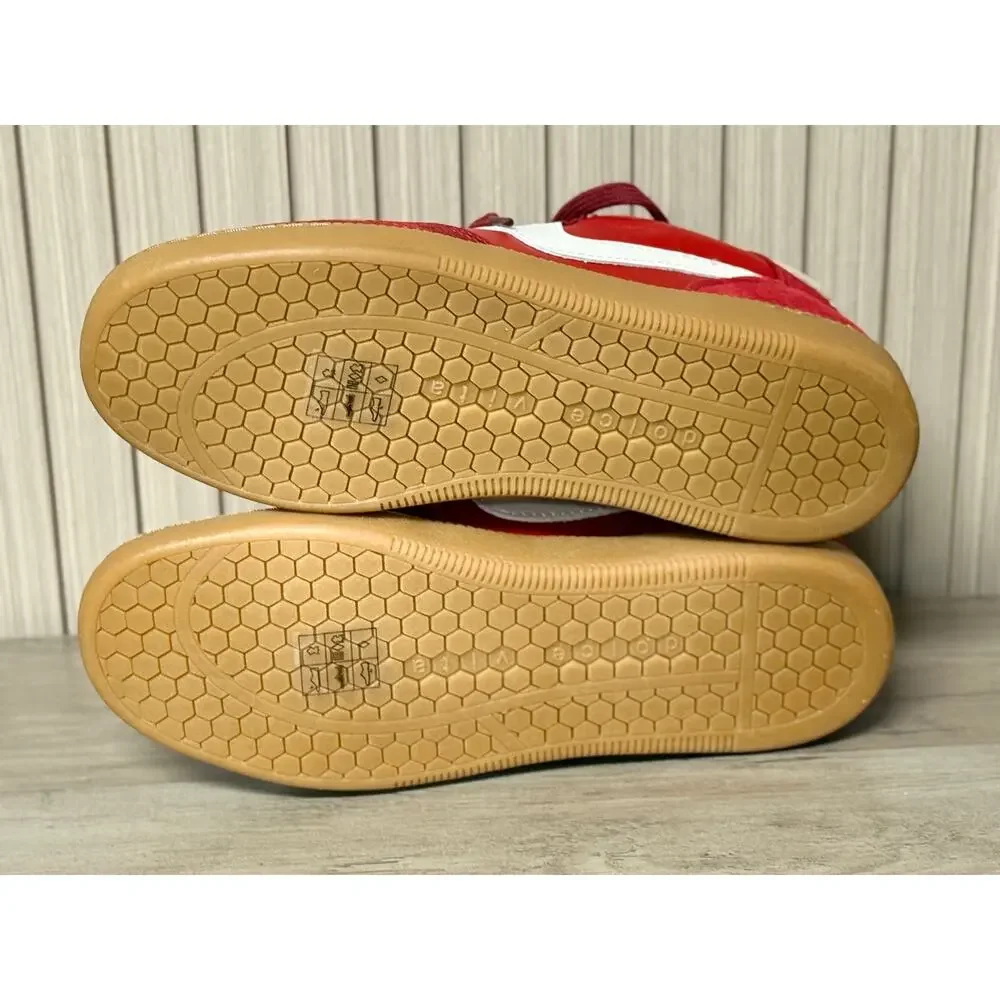 Dolce Vita Notice Sneakers Crimson Suede Women's Size 7